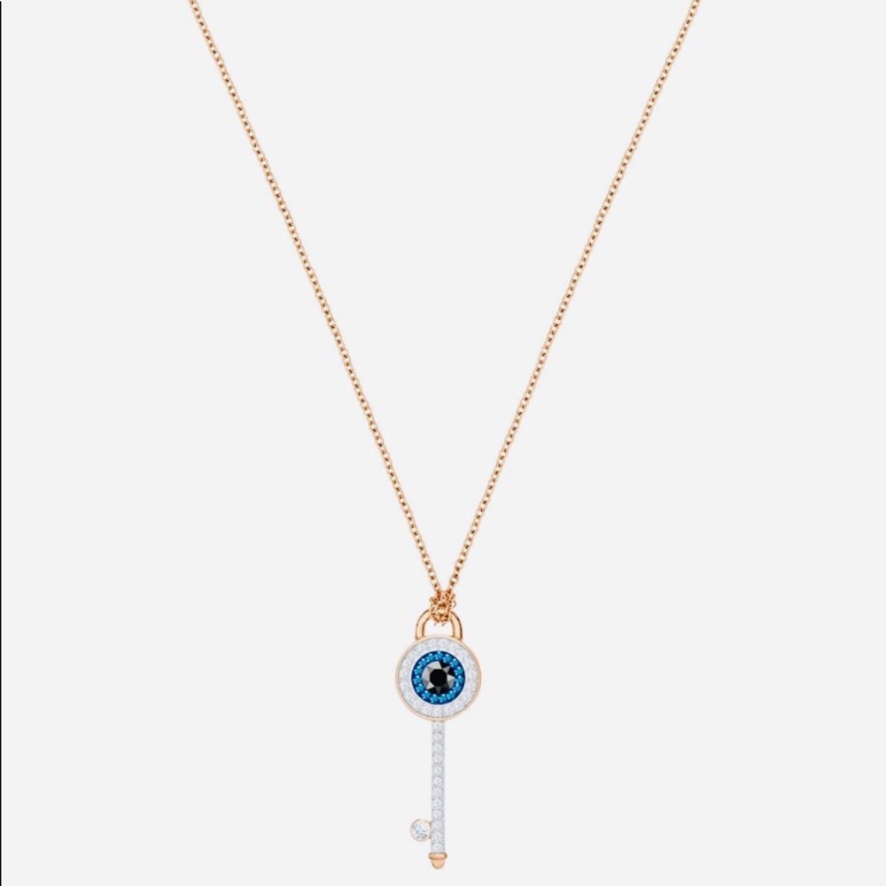 🌹 Swarovski Tri-Tone Crystal EE Necklace 😉